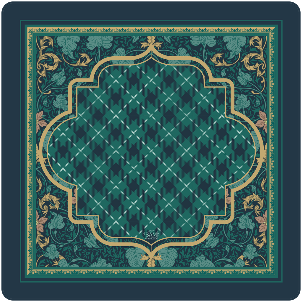 The Heritage Check Premium Mahjong Mat