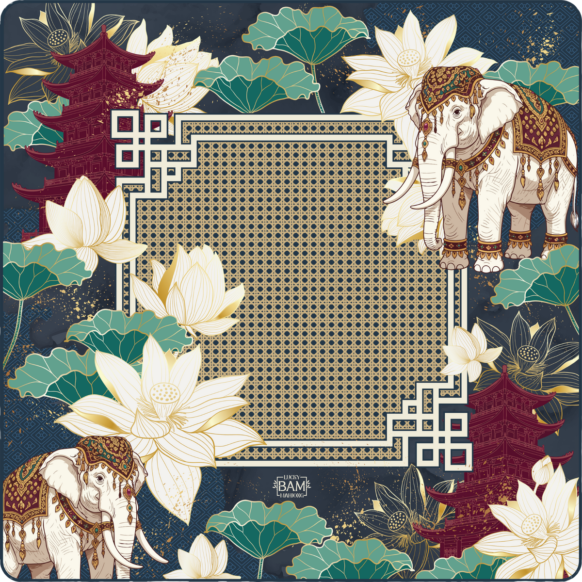 The Oasis Premium Mahjong Mat
