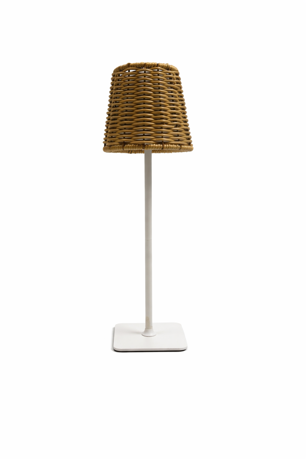 Cordless Rattan Mahjong Lamp