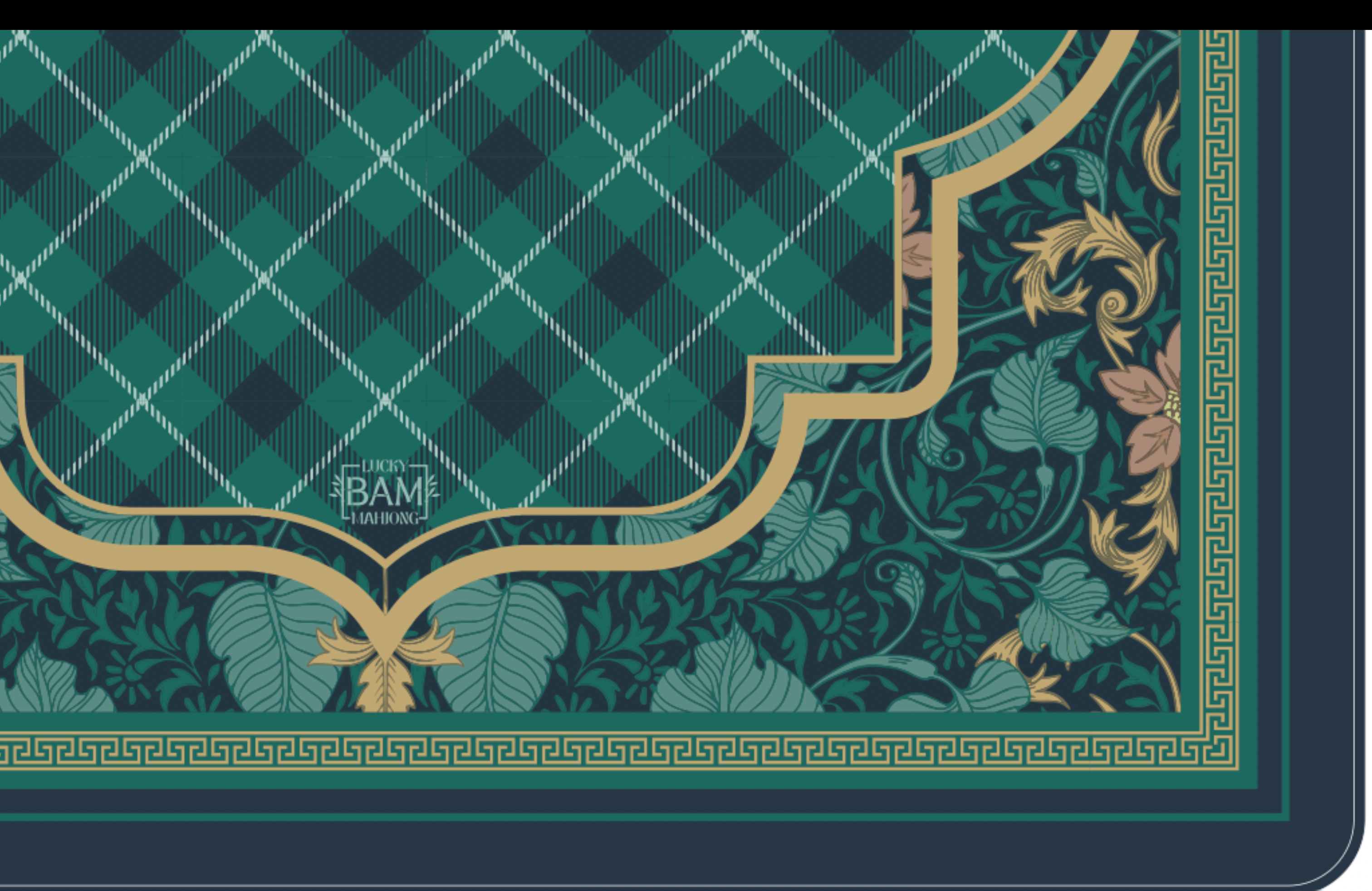 The Heritage Check Premium Mahjong Mat