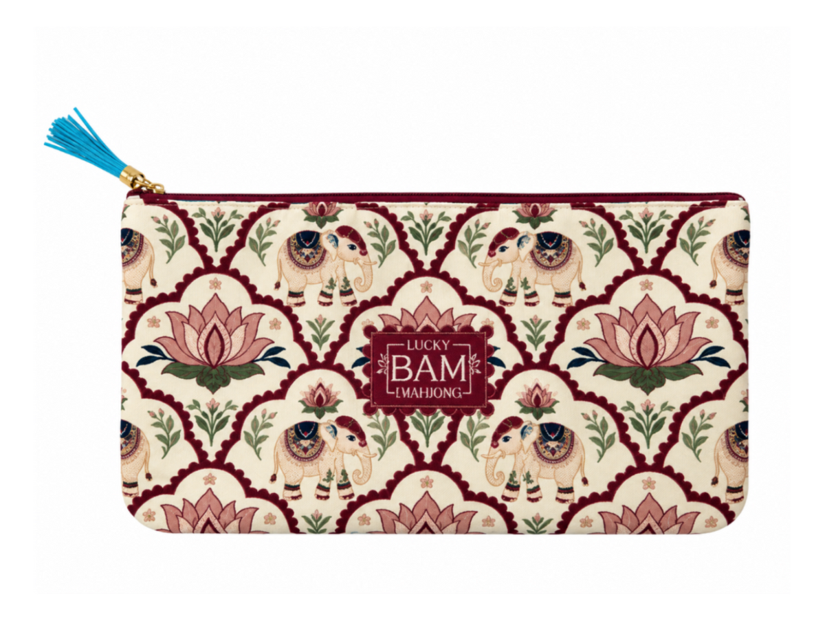 Royal Lotus Mahjong Tile Bag