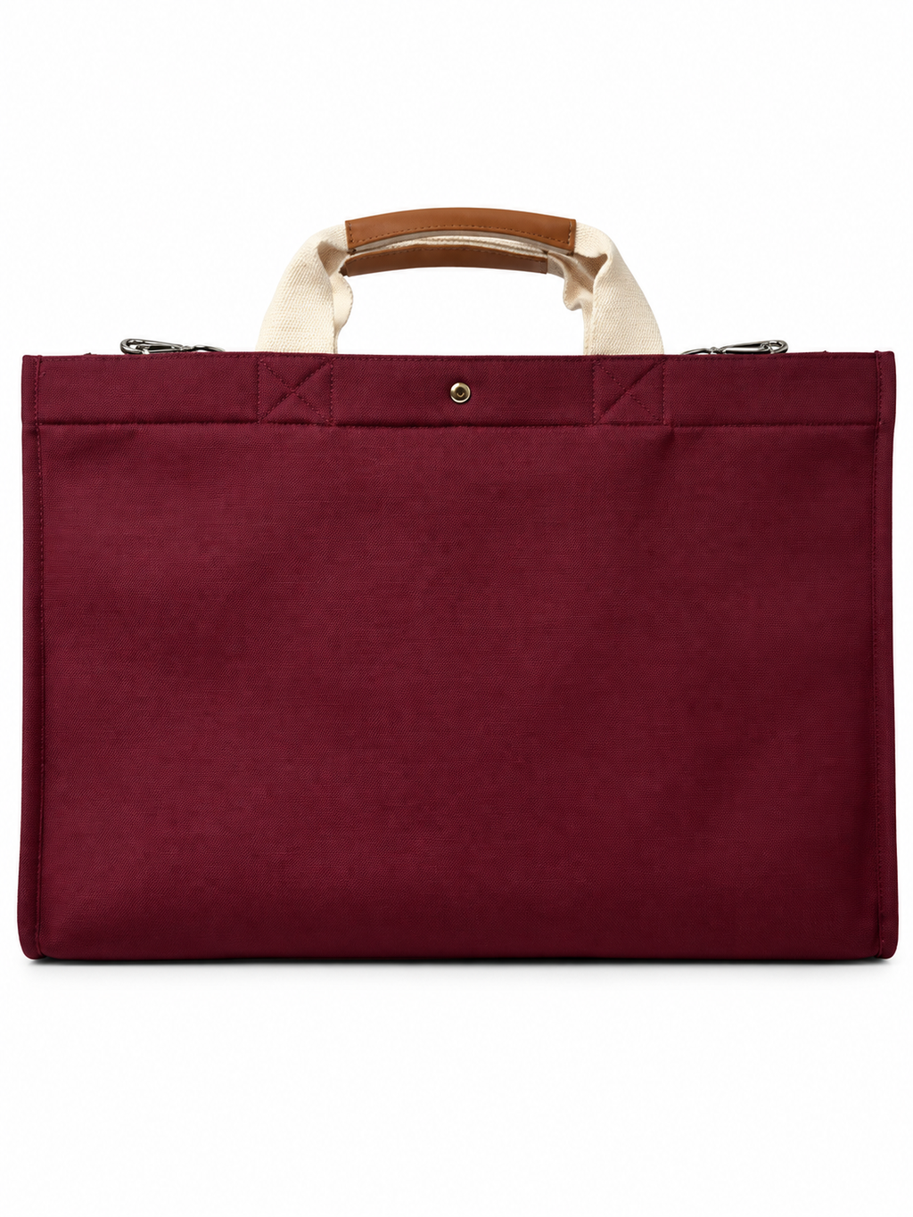 Large Mahj Mode Tote Bag - Burgundy